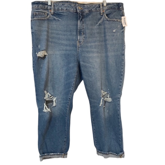 Old Navy Denim - NWT: Old Navy Higher High-Rise O.G. Straight Secret-Slim Pockets Size 22